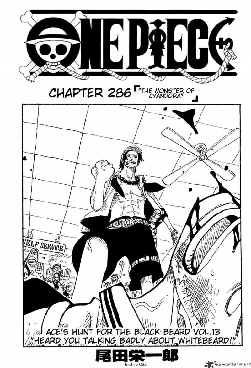 One Piece - Chapter 286 : The Monster Of Cyandora