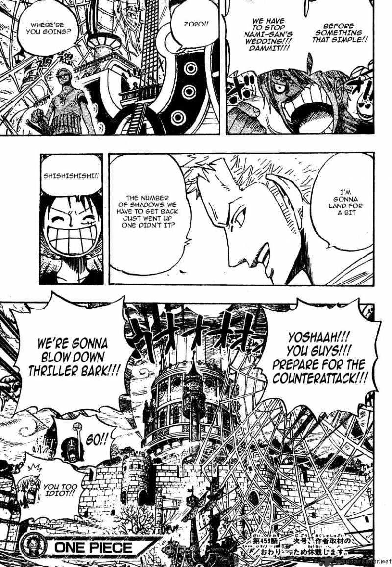 One Piece - Chapter 459 : Can T Say I M Sorry We Ve Died