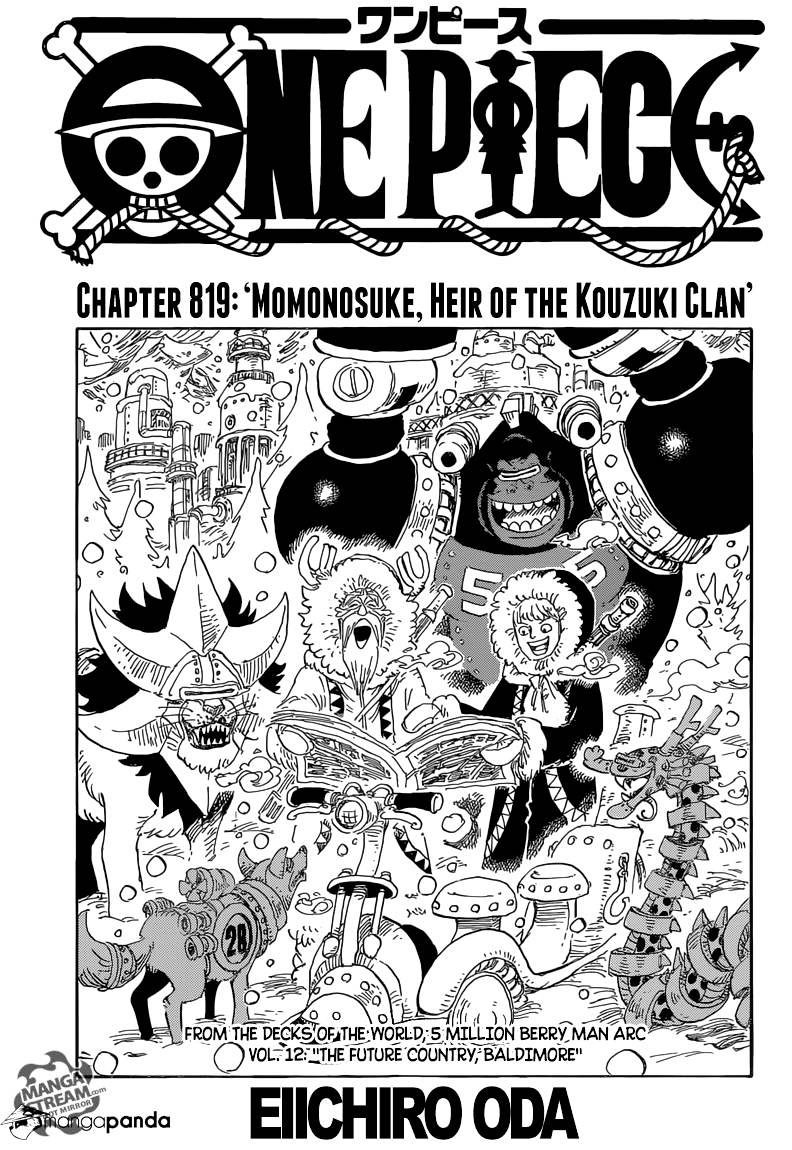 One Piece - Chapter 819 : Momonosuke, Heir Of The Kouzuki Clan