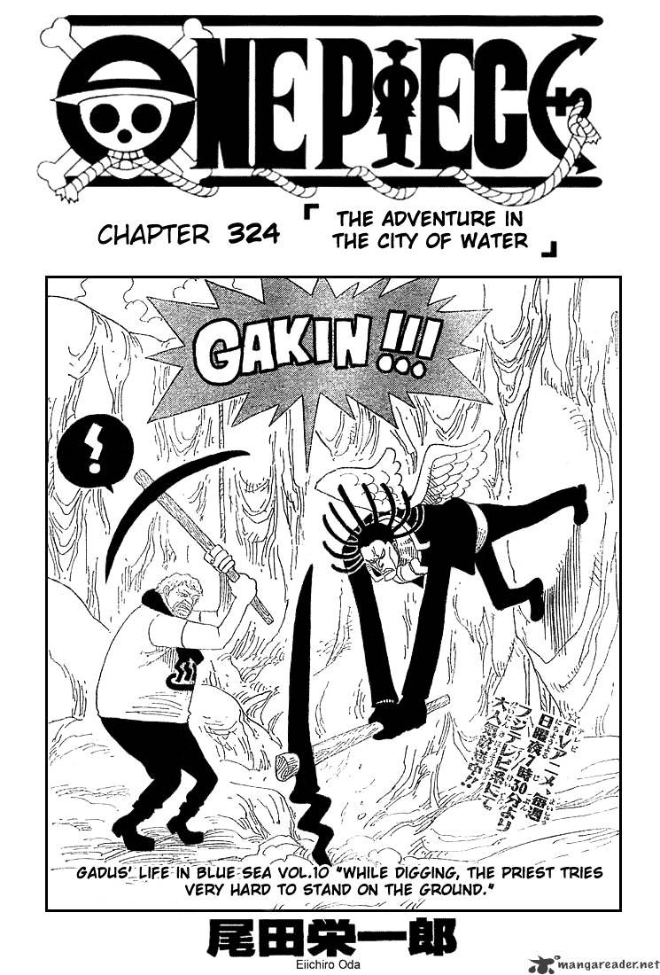 One Piece - Chapter 324 : The Adventure In The City Of Water