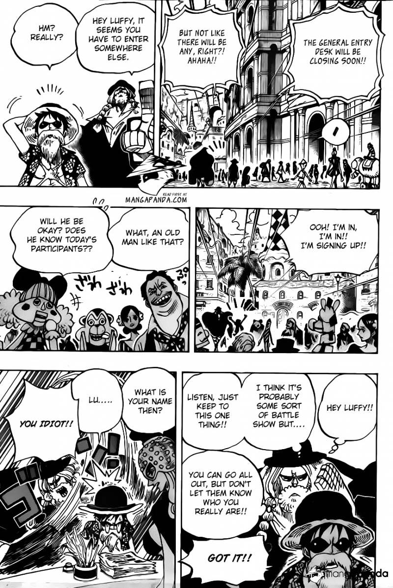 One Piece - Chapter 703 : Waiting Room.