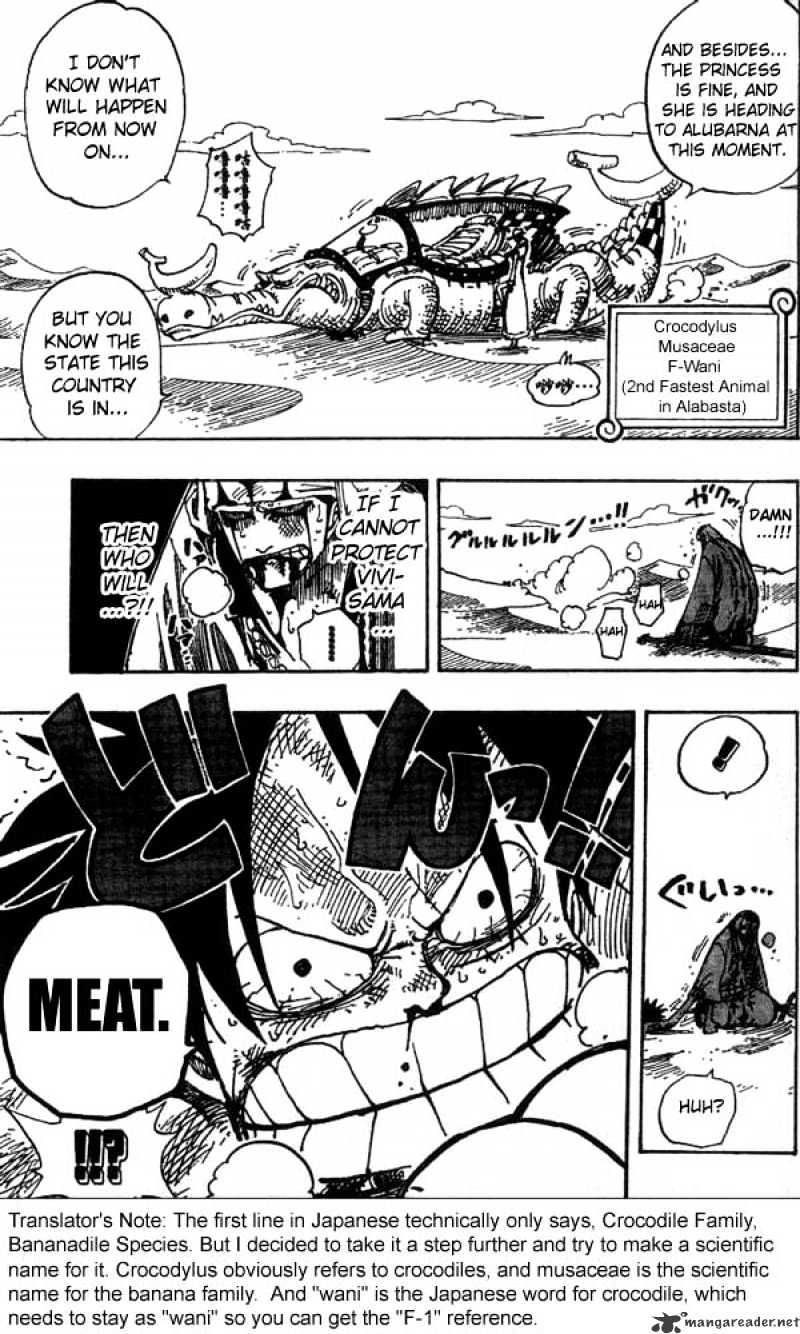 One Piece - Chapter 180 : Alabasta Animal Kingdom