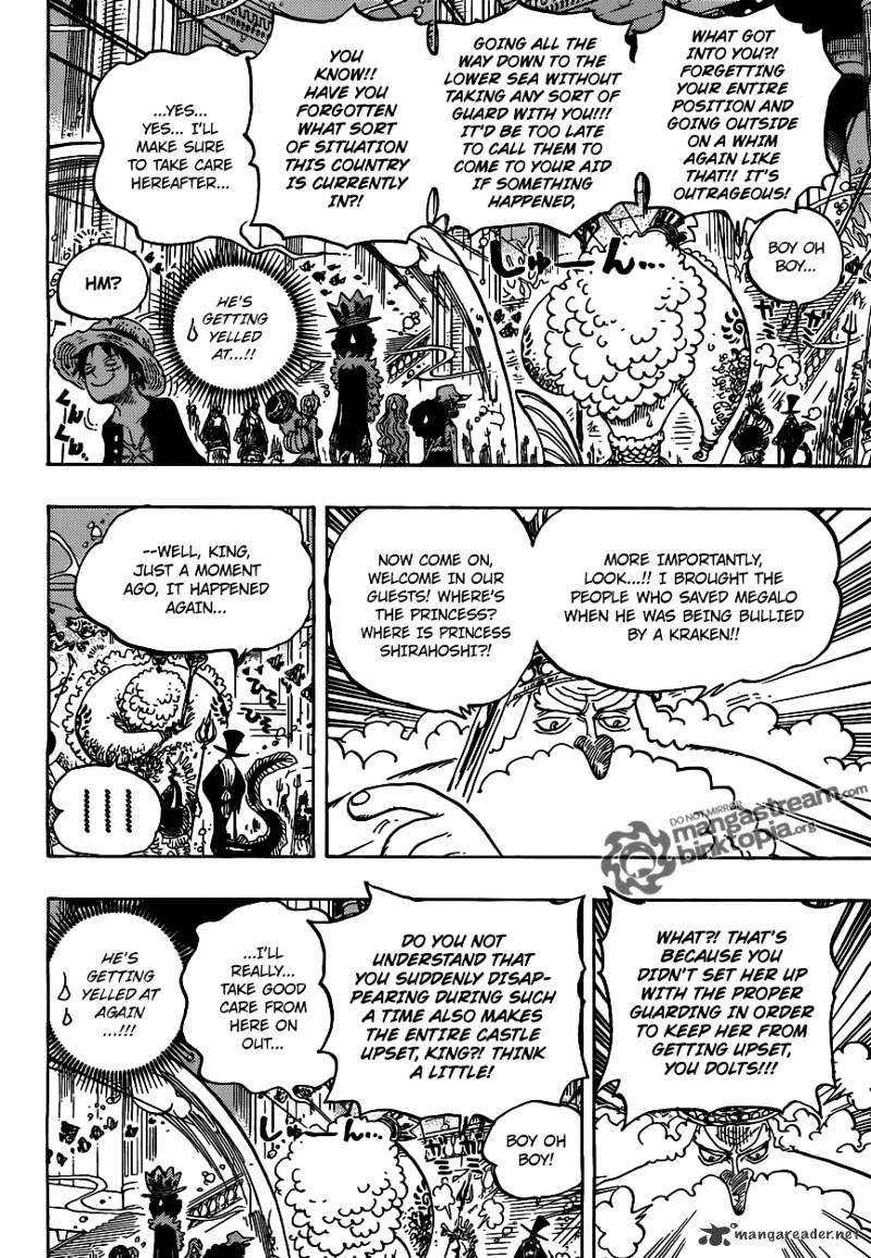 One Piece - Chapter 612 : Brought By The Shark They Saved