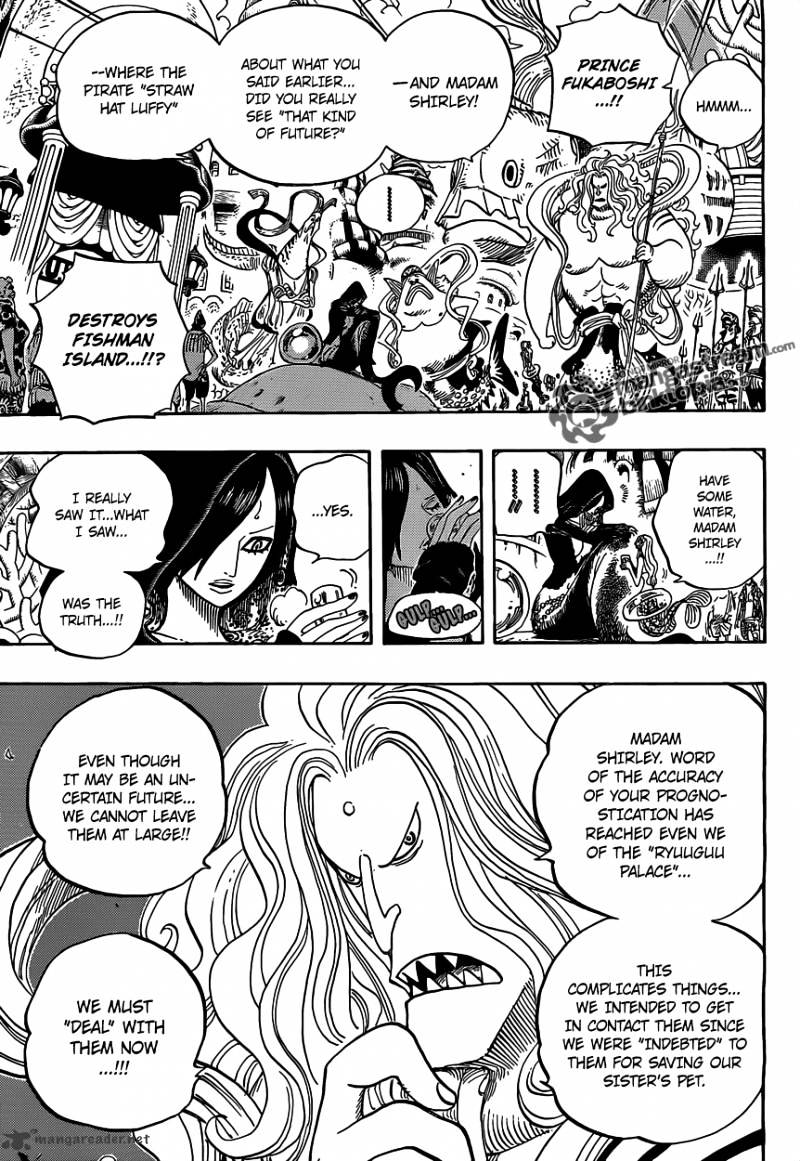 One Piece - Chapter 612 : Brought By The Shark They Saved