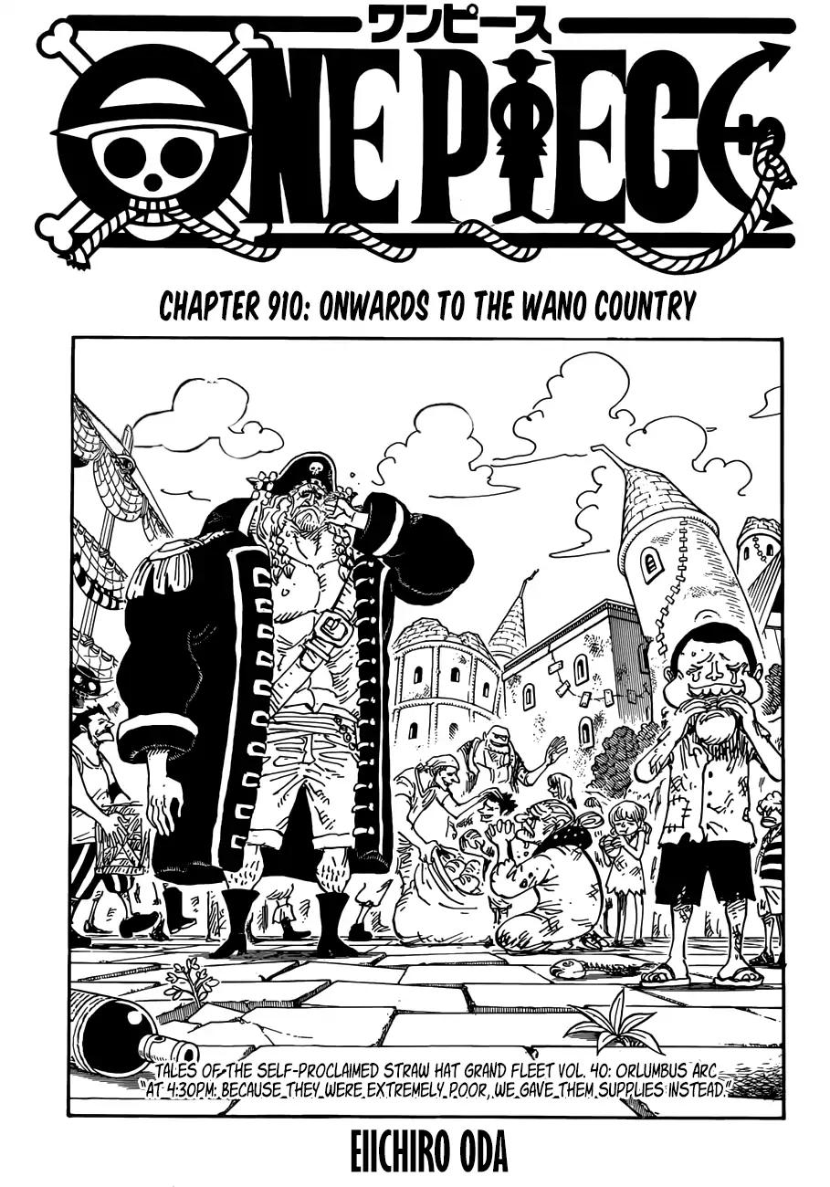 One Piece - Chapter 910