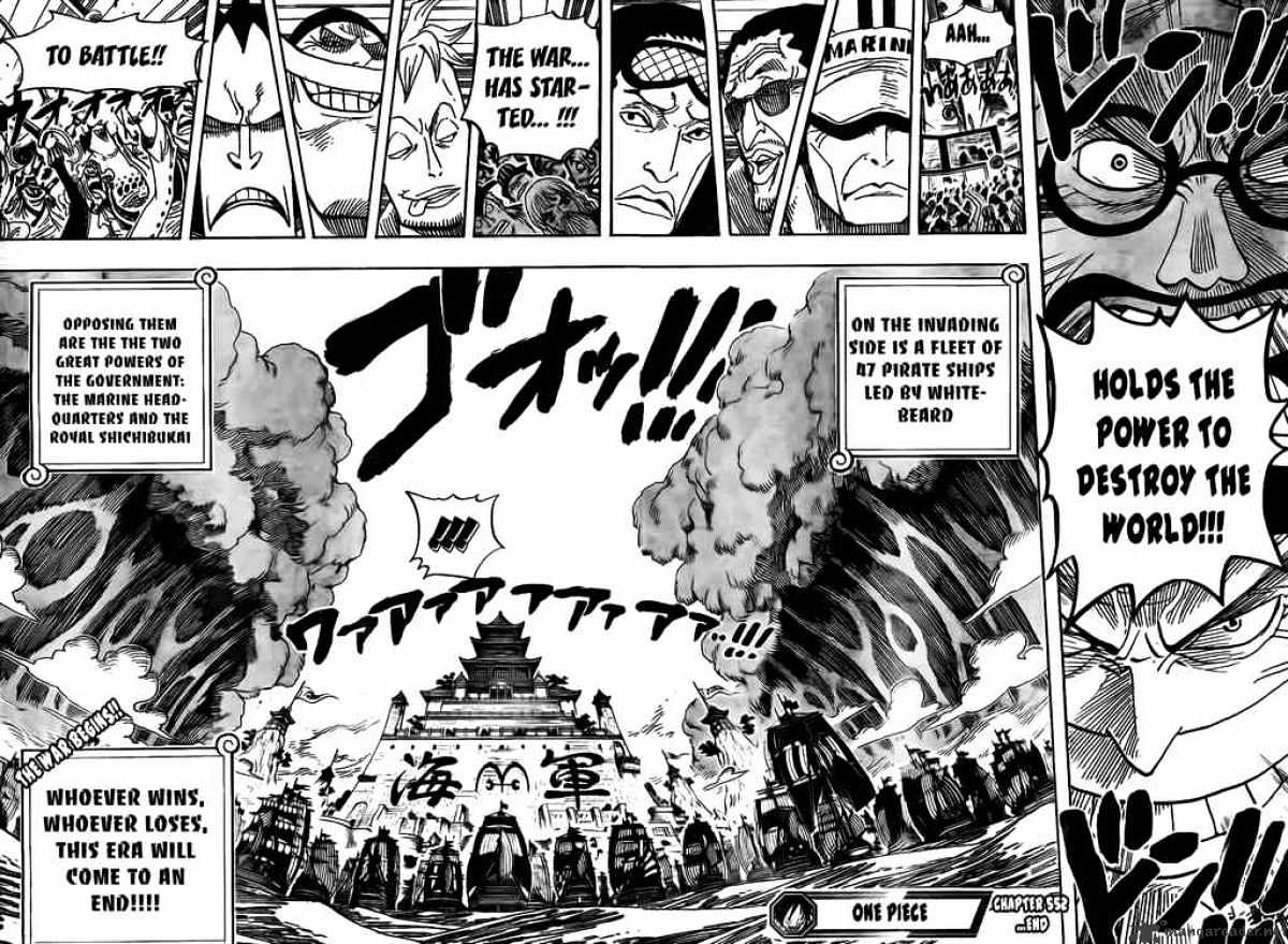 One Piece - Chapter 552 : Ace And Whitebeard