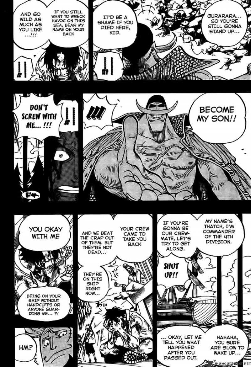 One Piece - Chapter 552 : Ace And Whitebeard