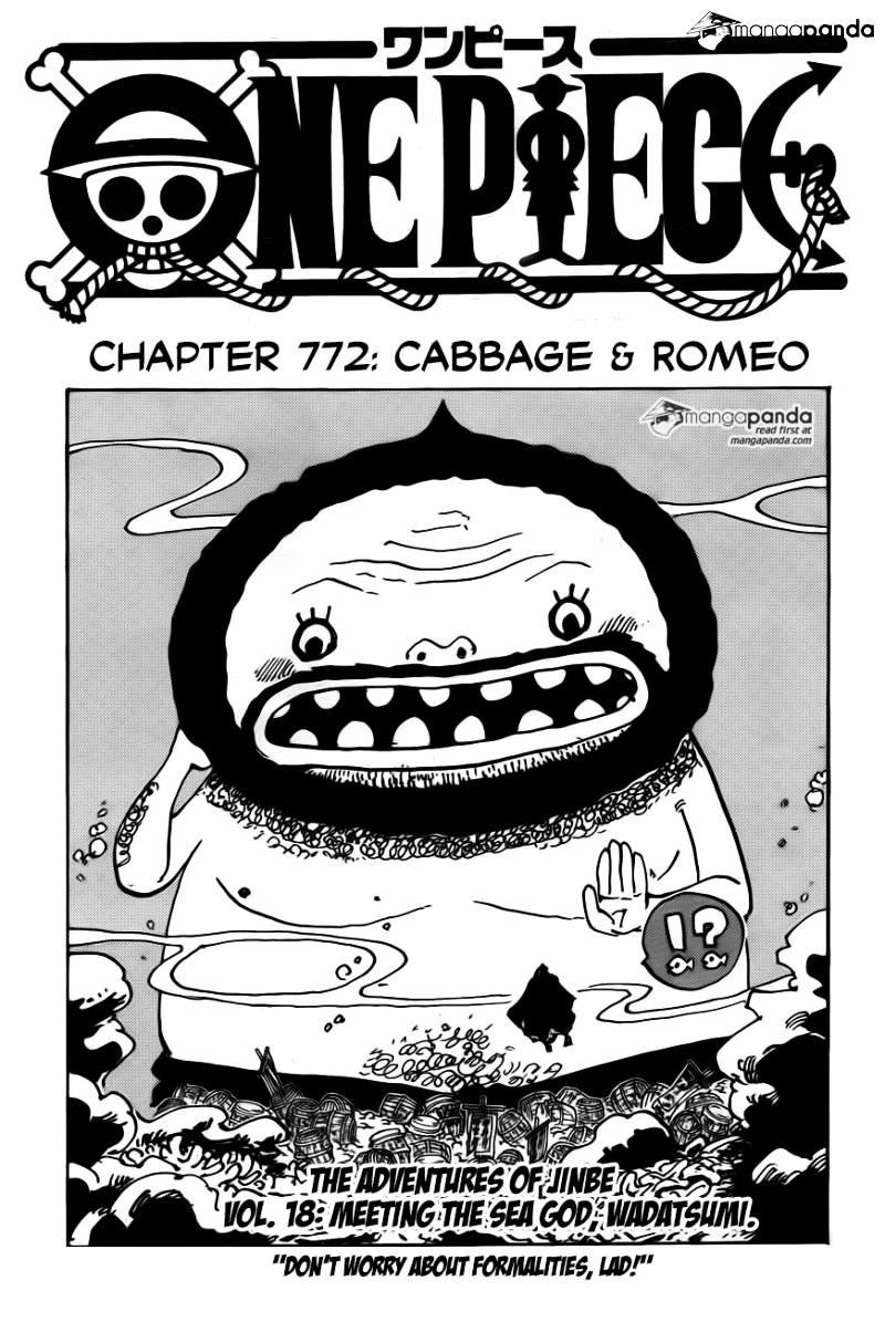 One Piece - Chapter 772 : Cabbage & Romeo