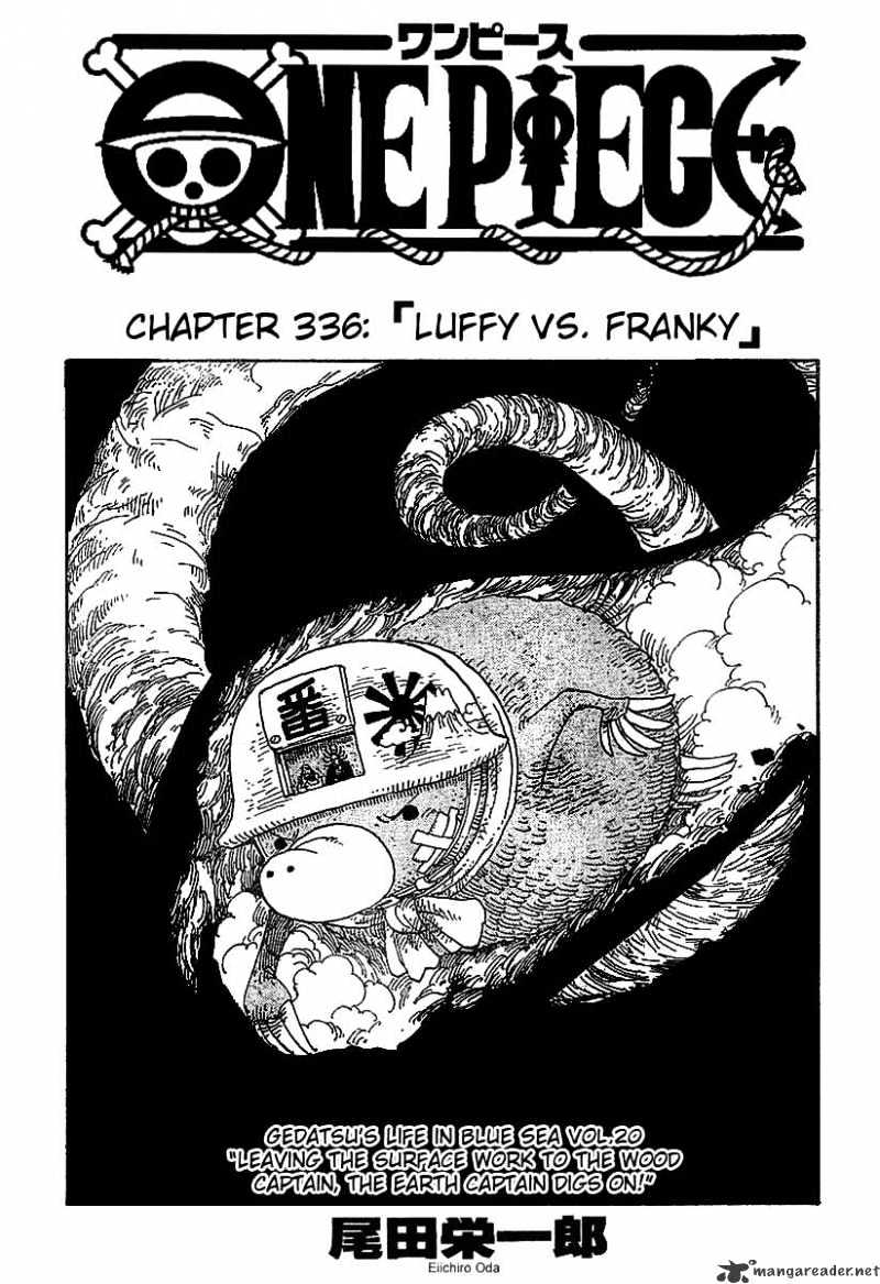 One Piece - Chapter 336 : Luffy Vs Franky