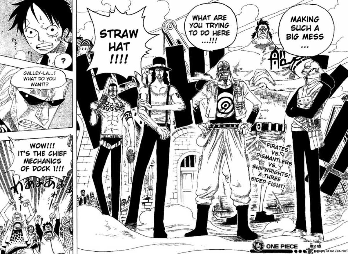 One Piece - Chapter 336 : Luffy Vs Franky