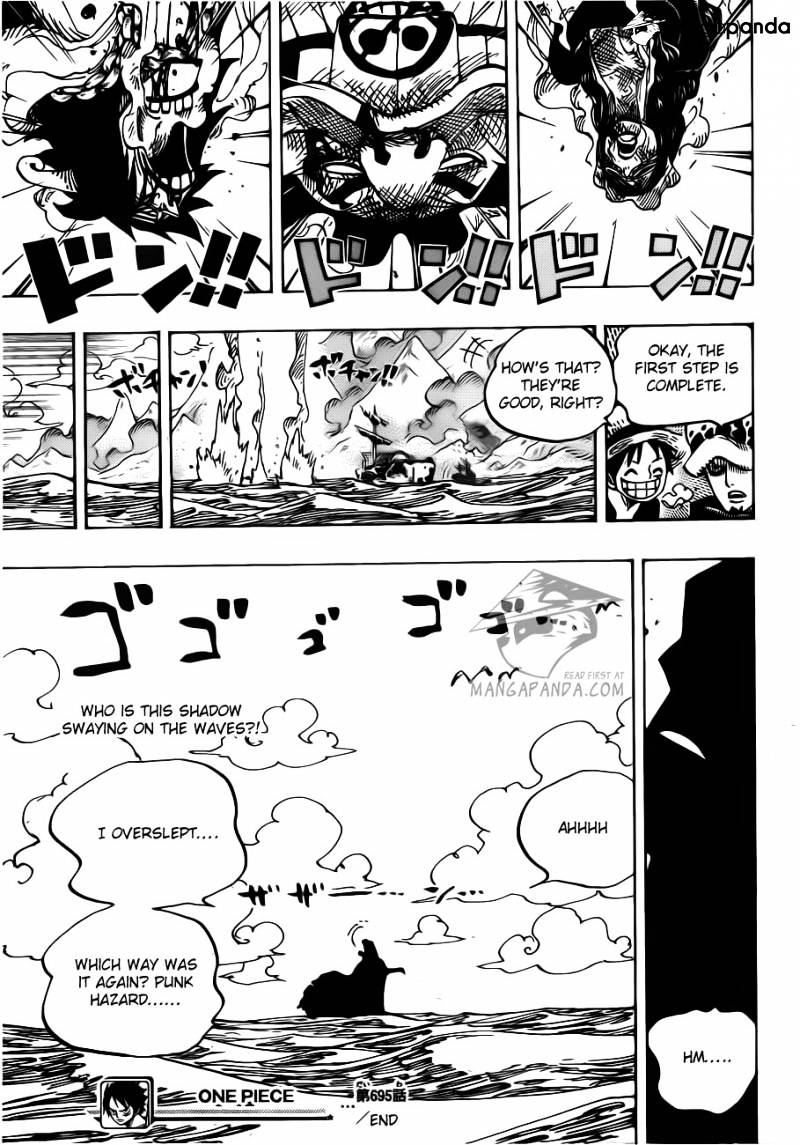 One Piece - Chapter 695 : Leave It To Me!!