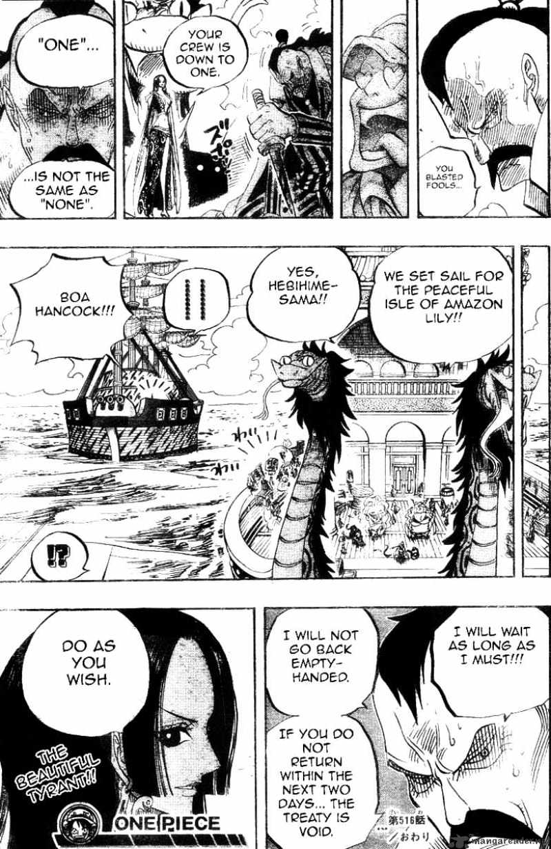 One Piece - Chapter 516 : Pirate Empress Boa Hancock