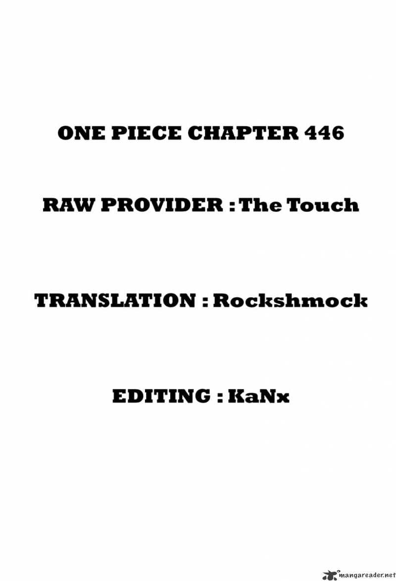 One Piece - Chapter 446 : Doktor Hogback