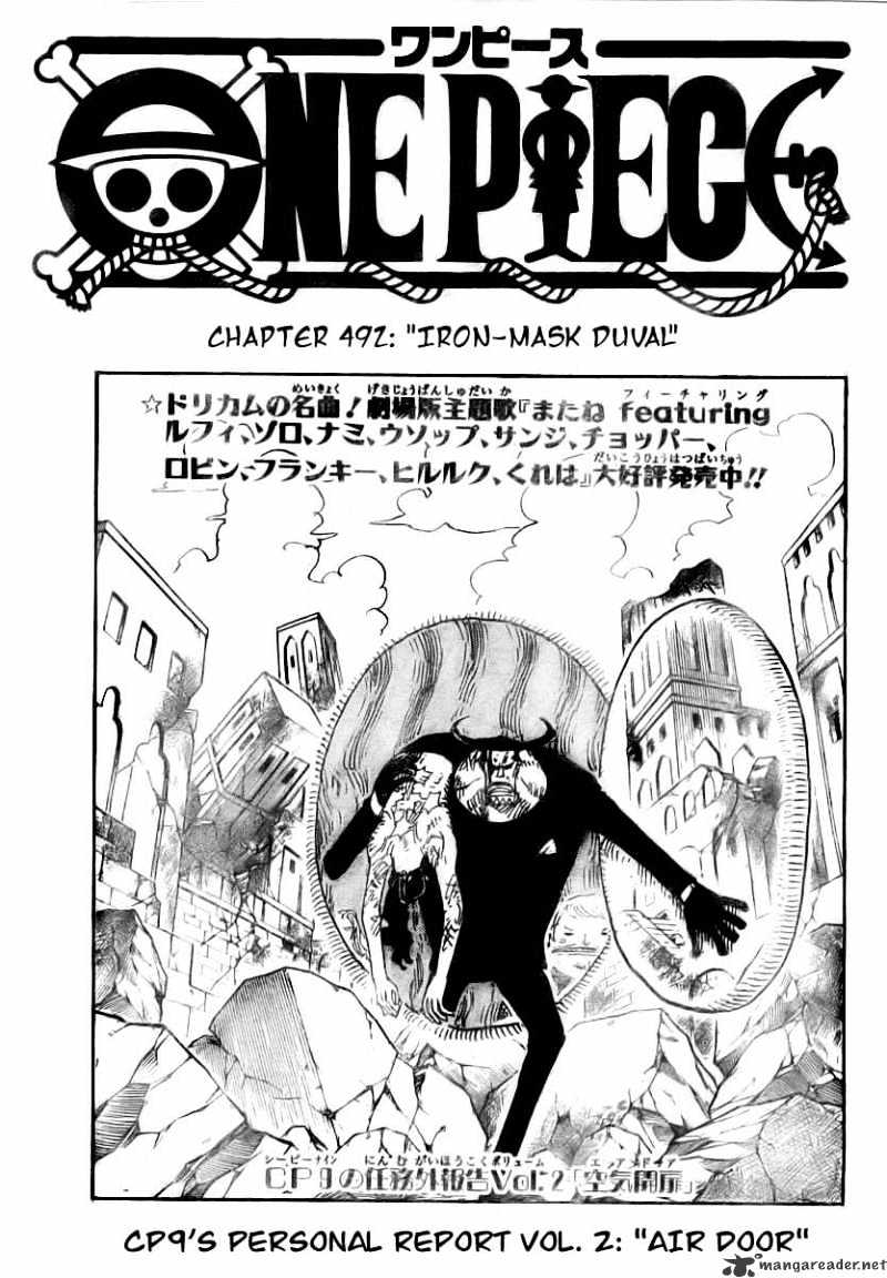 One Piece - Chapter 492 : Iron-Mask Duval