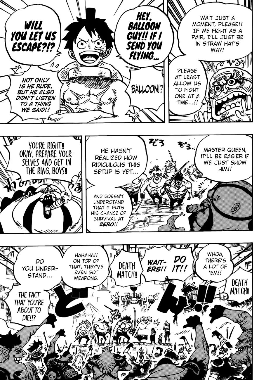 One Piece - Chapter 936: The Great Sumo Inferno Tournament