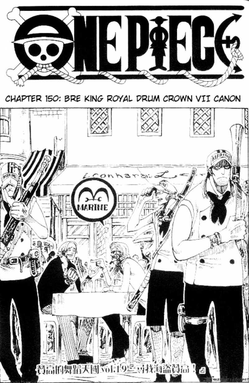 One Piece - Chapter 150 : Bre King Royal Drum Crown Vii Canon