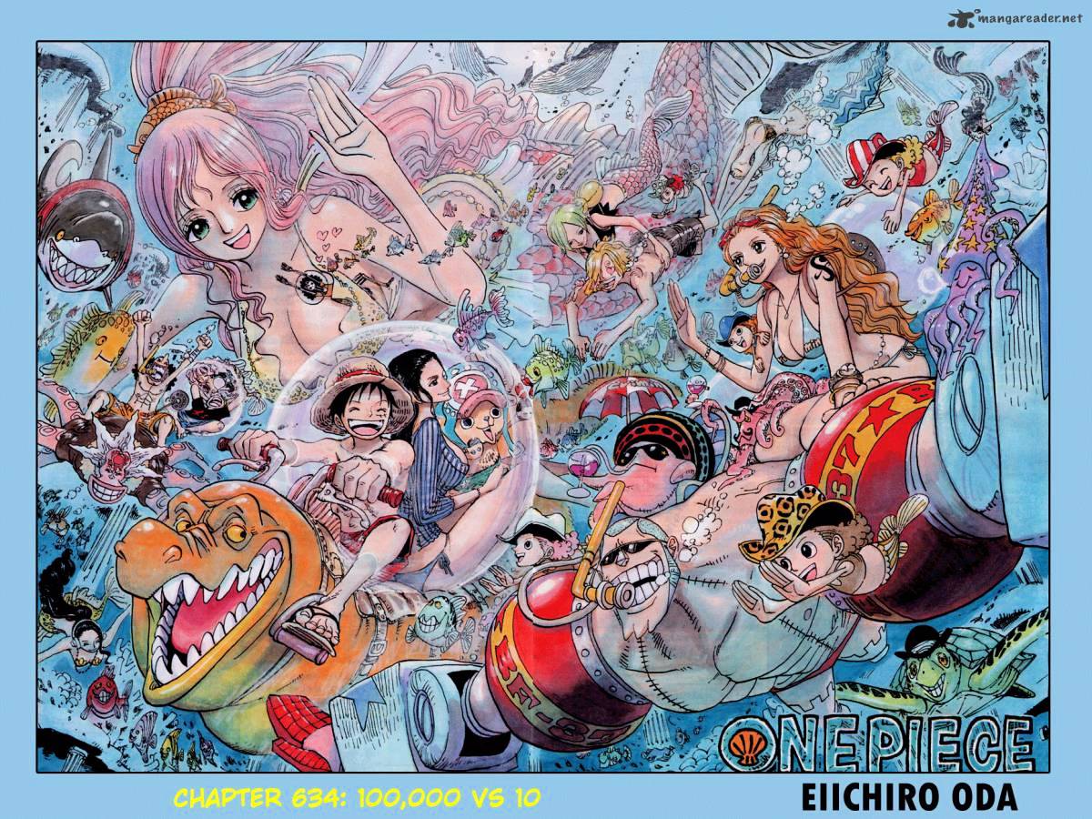 One Piece - Chapter 634 : 100.000 Vs 10