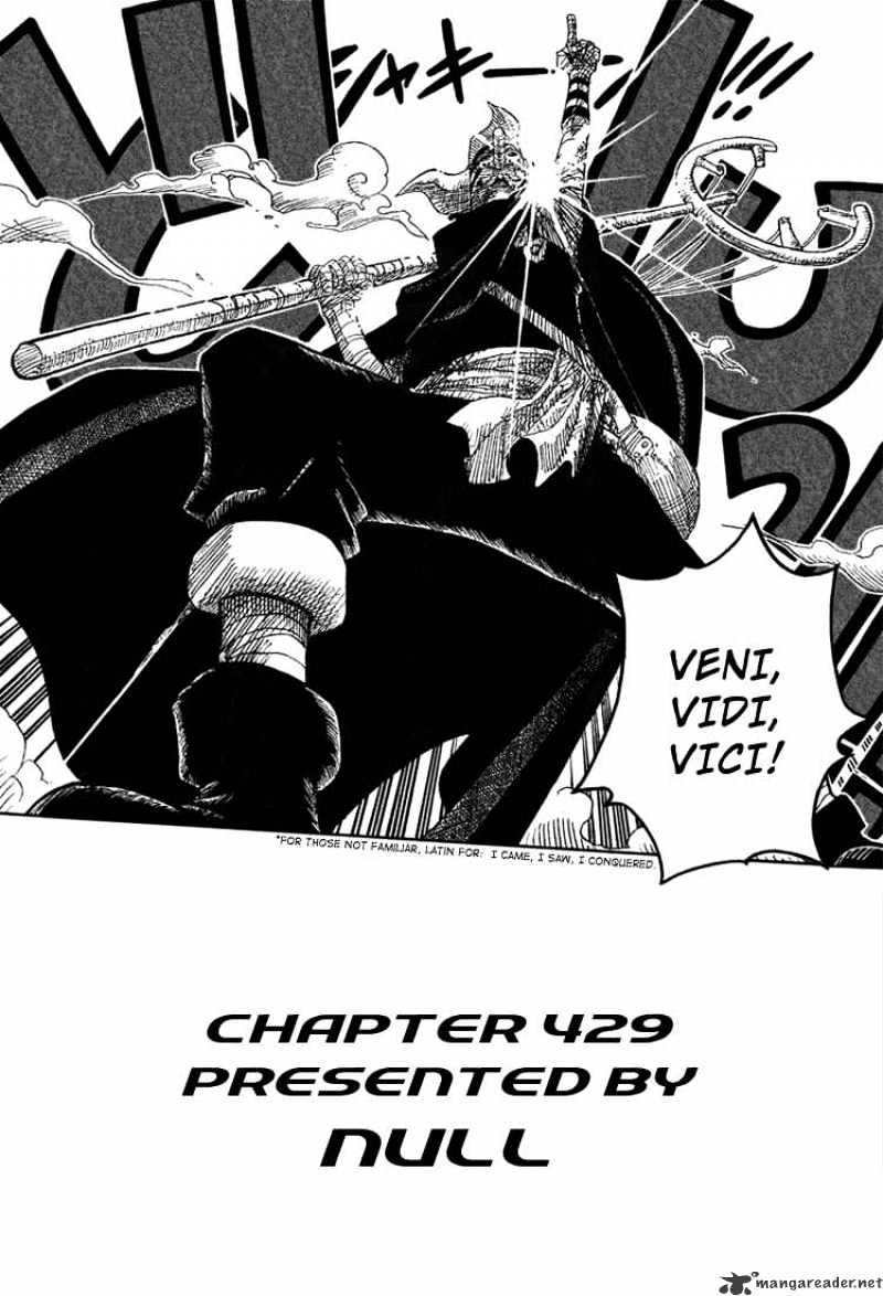 One Piece - Chapter 429 : Complete Defeat