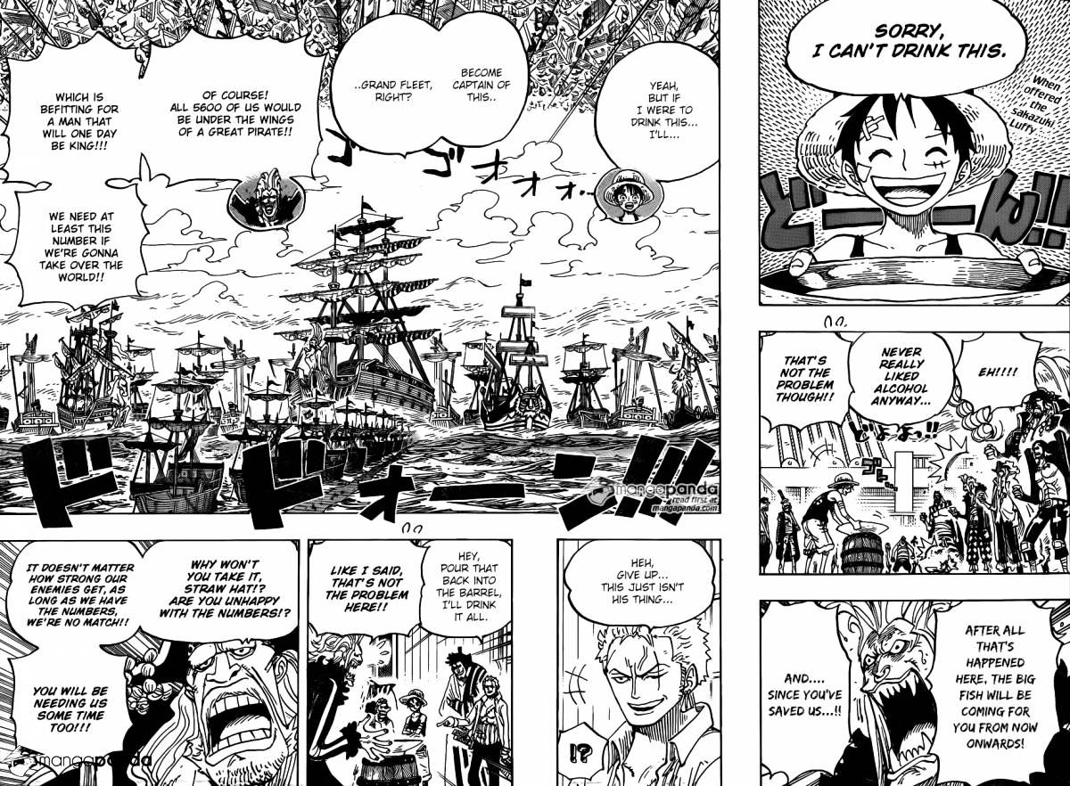 One Piece - Chapter 800 : Exchanging Sakazukis