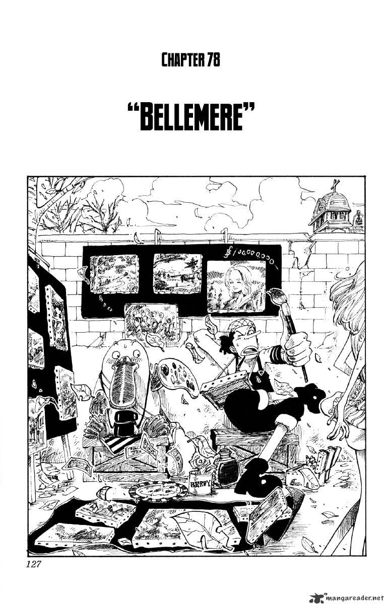 One Piece - Chapter 78 : Miss Belmeil