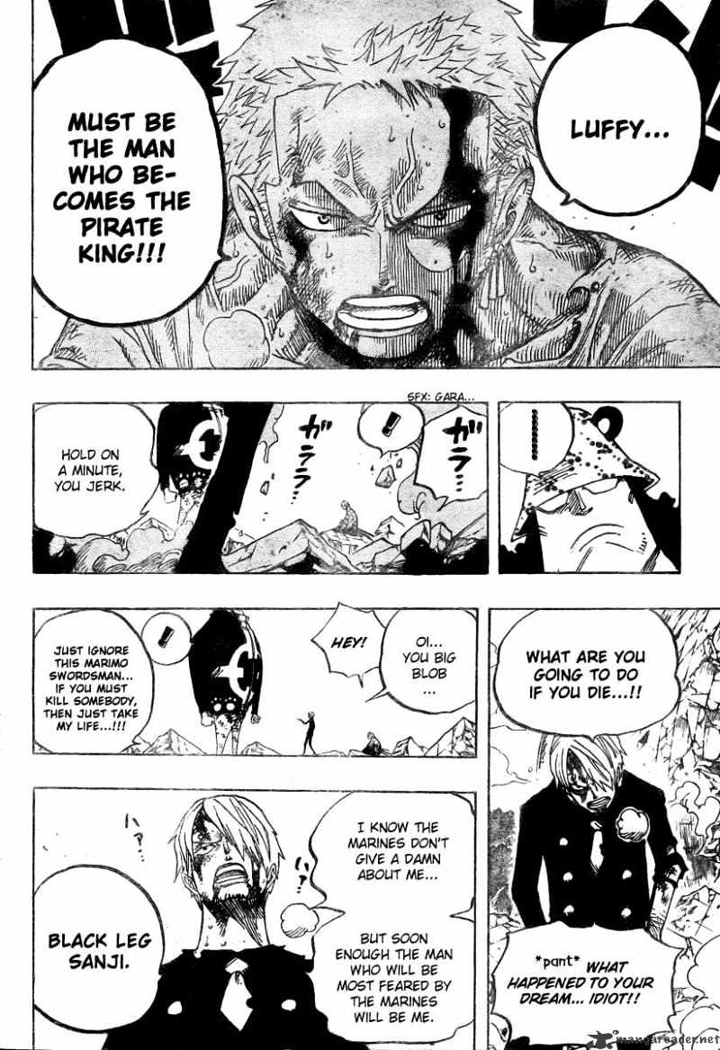 One Piece - Chapter 485 : Member Of The Strawhat Crew - Pirate Hunter Zoro