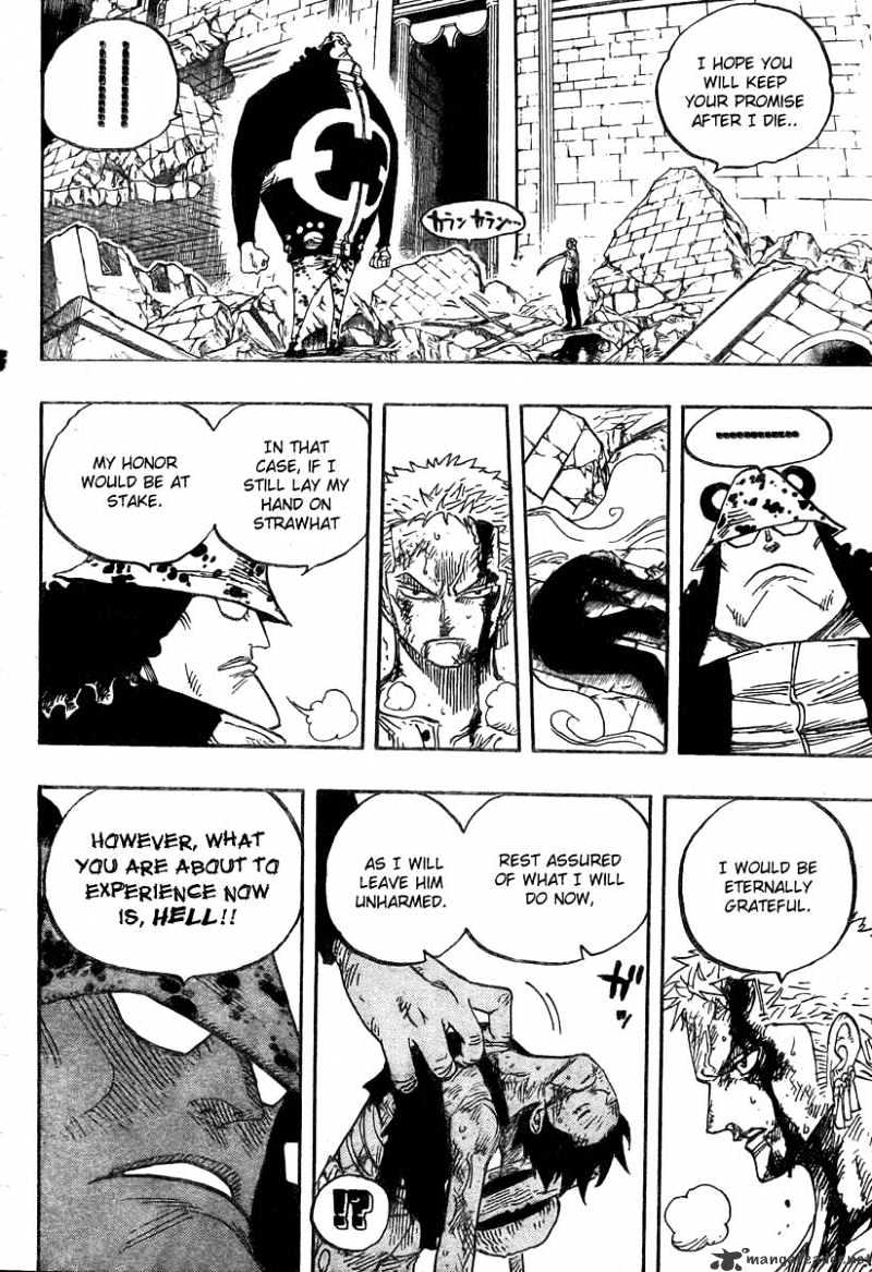 One Piece - Chapter 485 : Member Of The Strawhat Crew - Pirate Hunter Zoro