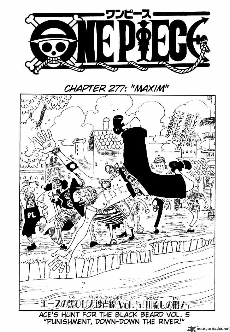 One Piece - Chapter 277 : Maxim