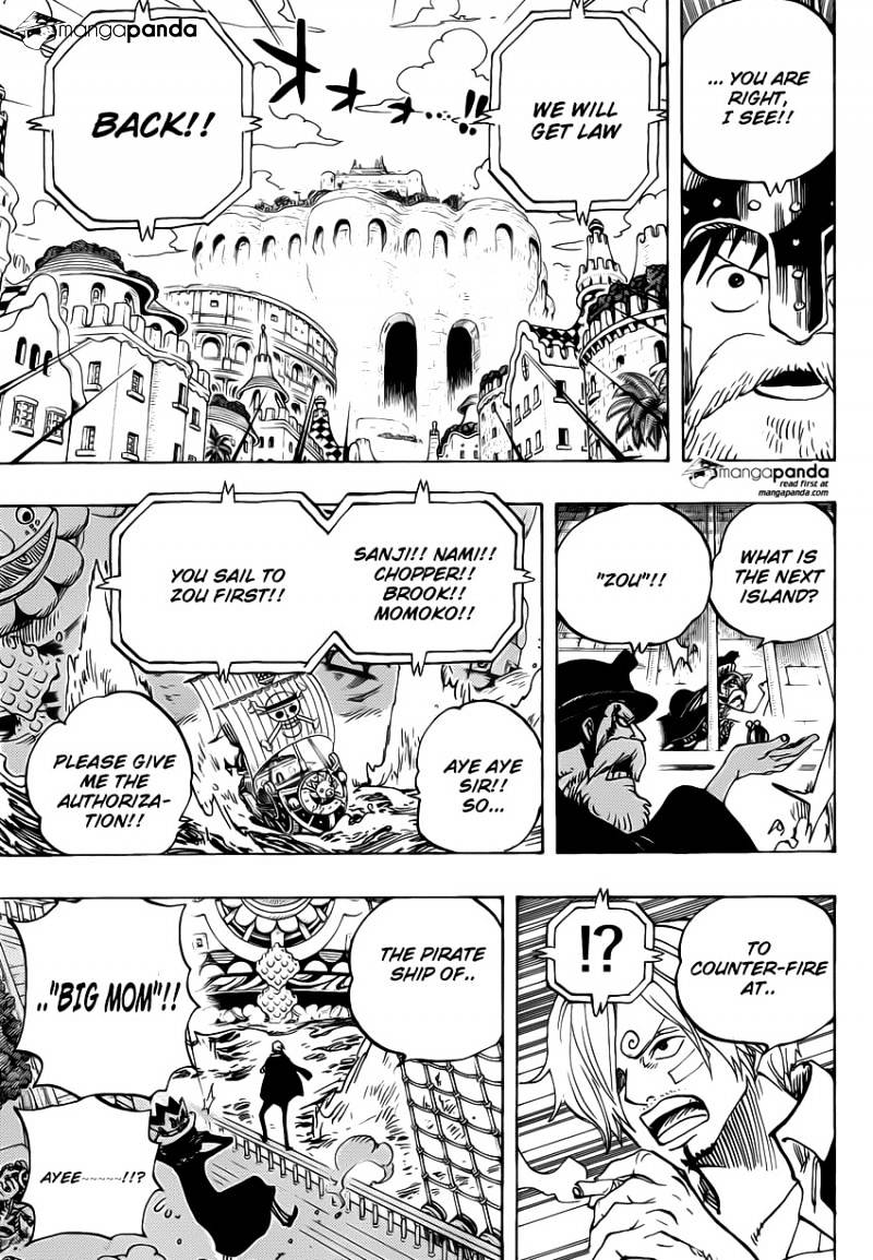 One Piece - Chapter 730 : 3 Cards