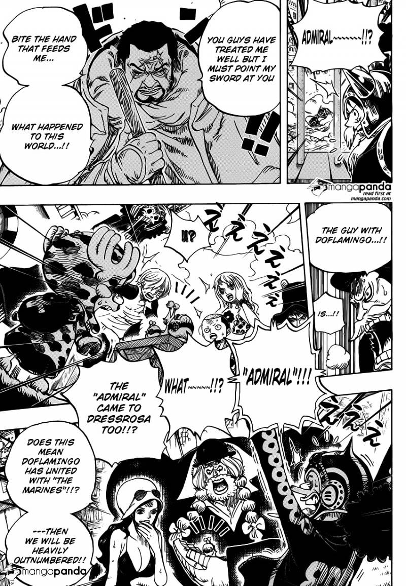 One Piece - Chapter 730 : 3 Cards