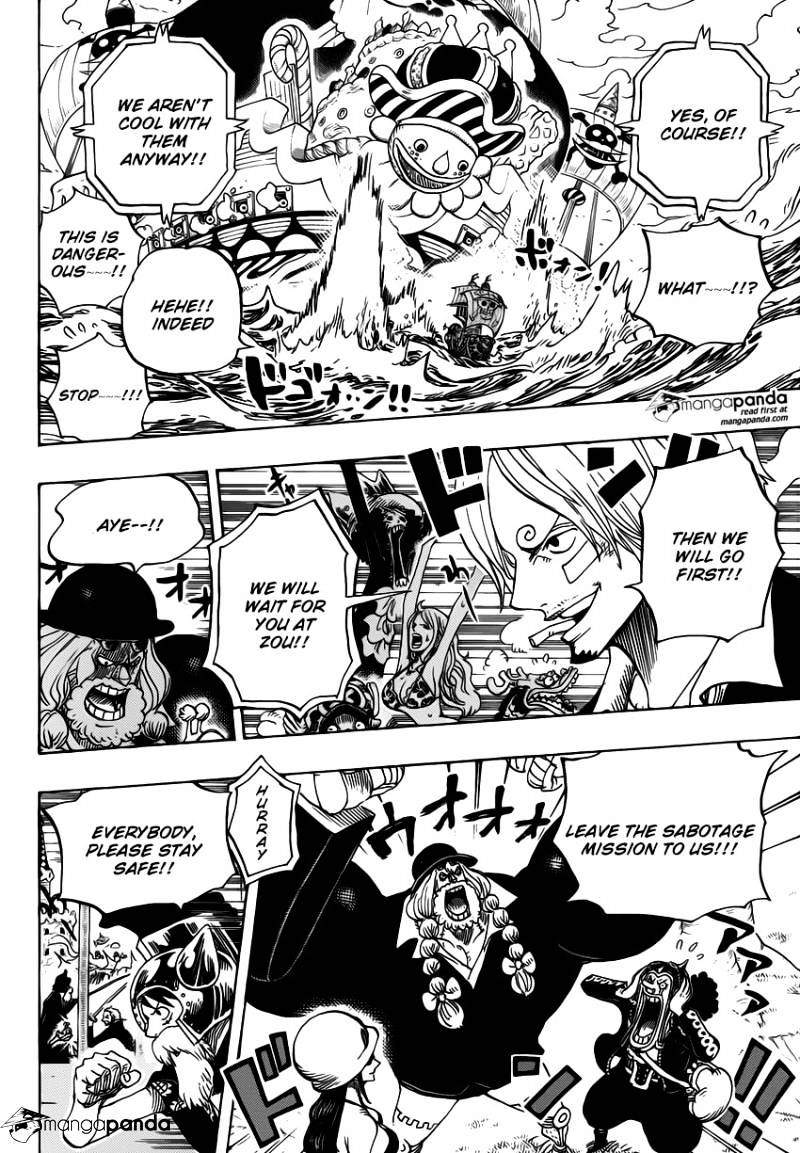 One Piece - Chapter 730 : 3 Cards