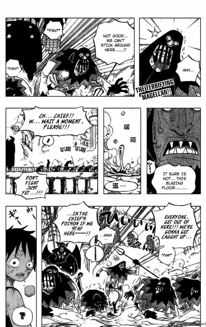 One Piece - Chapter 534 : Chief Warden Magellan Vs Pirate Luffy