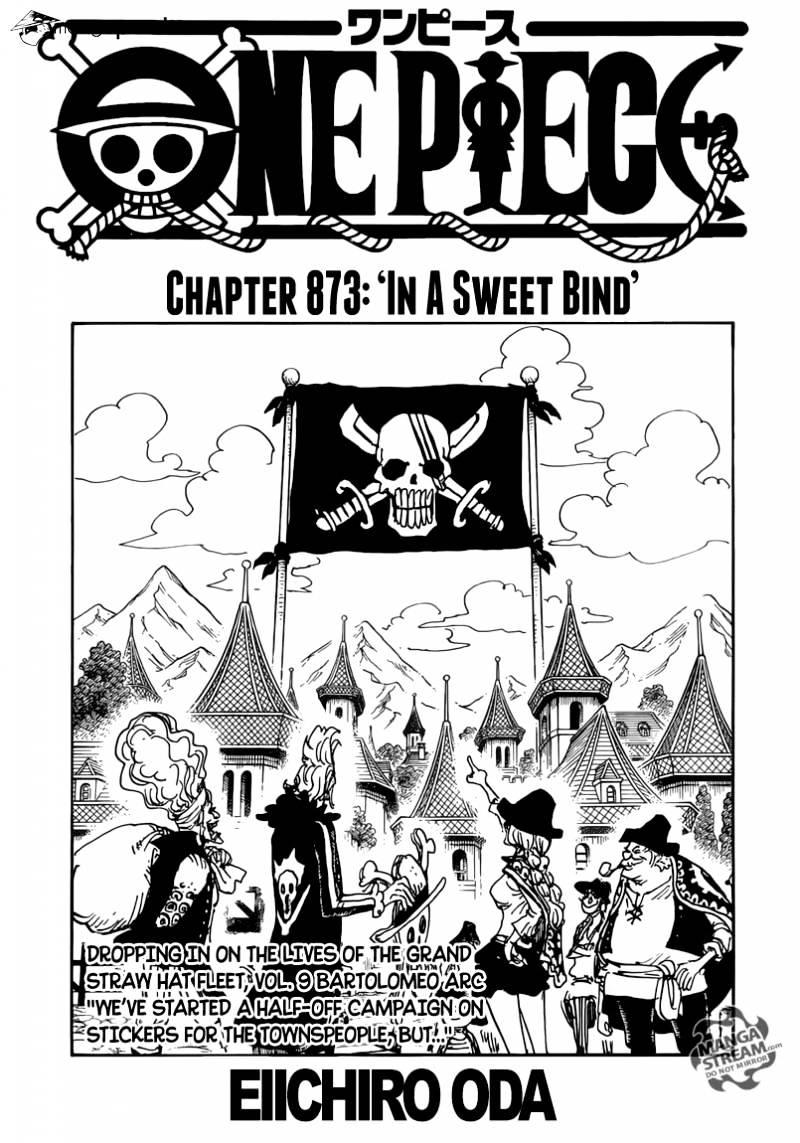 One Piece - Chapter 873 : In A Sweet Bind