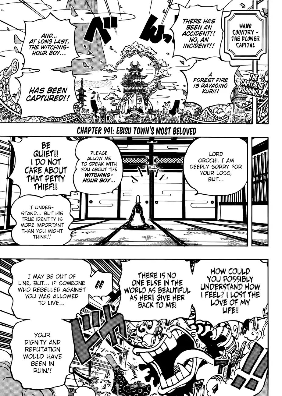 One Piece - Chapter 941: Ebisu Town S Most Beloved