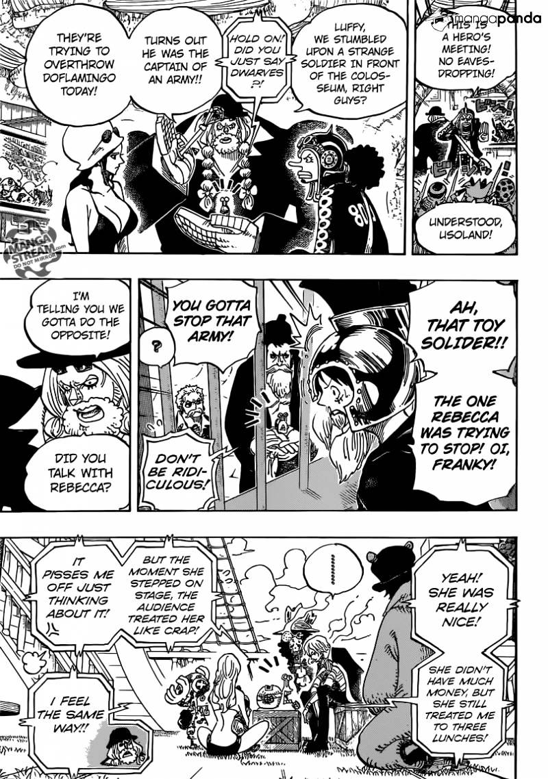 One Piece - Chapter 729 : Shichibukai Doflamingo Vs Shichibukai Law