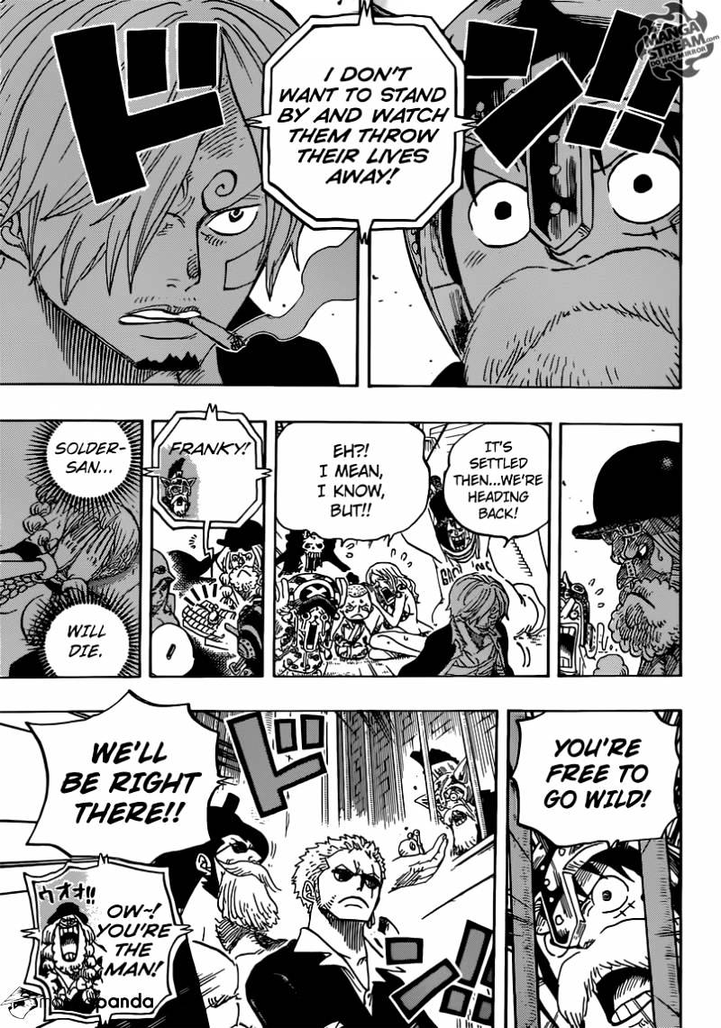 One Piece - Chapter 729 : Shichibukai Doflamingo Vs Shichibukai Law