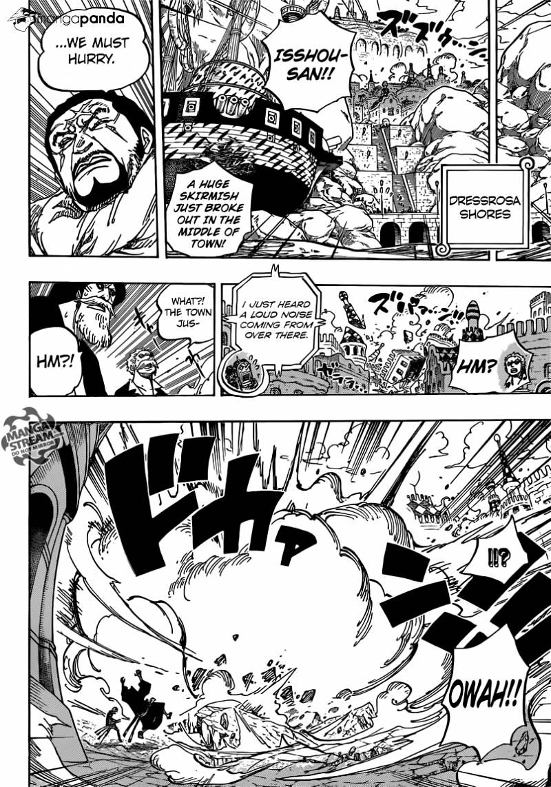 One Piece - Chapter 729 : Shichibukai Doflamingo Vs Shichibukai Law