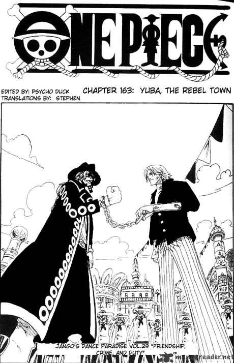 One Piece - Chapter 163 : Yuba, The Rebel Town