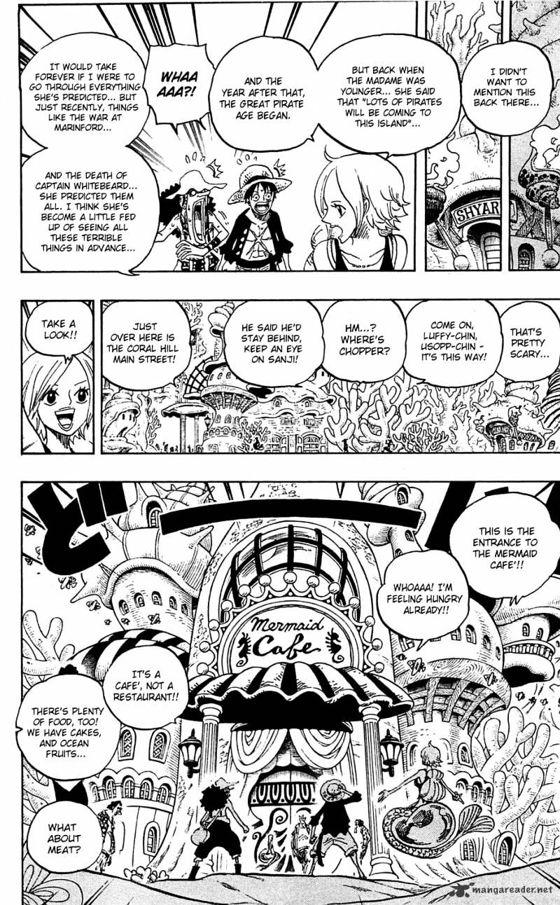 One Piece - Chapter 610 : The Fortuneteller Madam Shirley