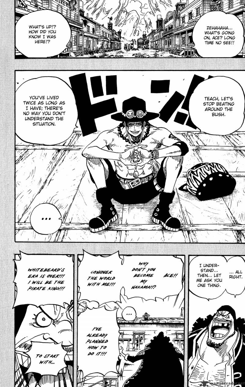 One Piece - Chapter 440 : Firefist Vs Blackbeard