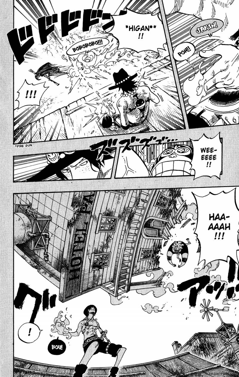 One Piece - Chapter 440 : Firefist Vs Blackbeard