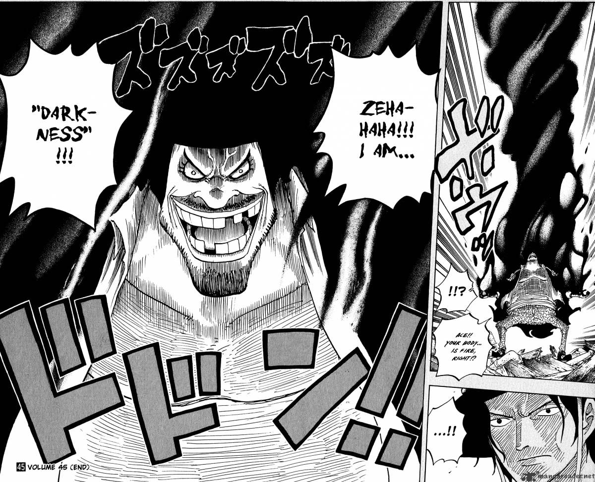 One Piece - Chapter 440 : Firefist Vs Blackbeard