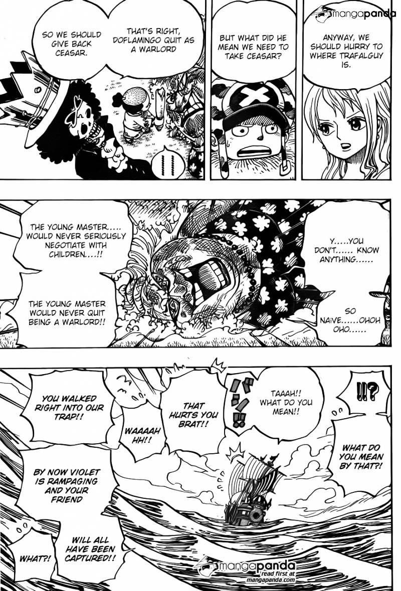 One Piece - Chapter 723 : A Change Of Plans.