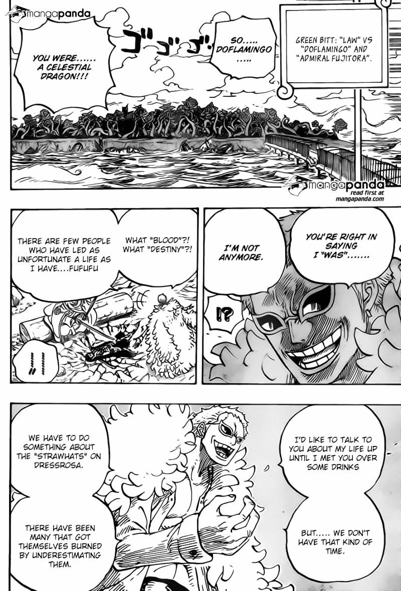 One Piece - Chapter 723 : A Change Of Plans.