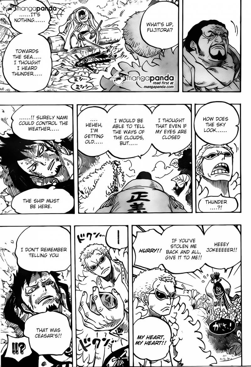 One Piece - Chapter 723 : A Change Of Plans.