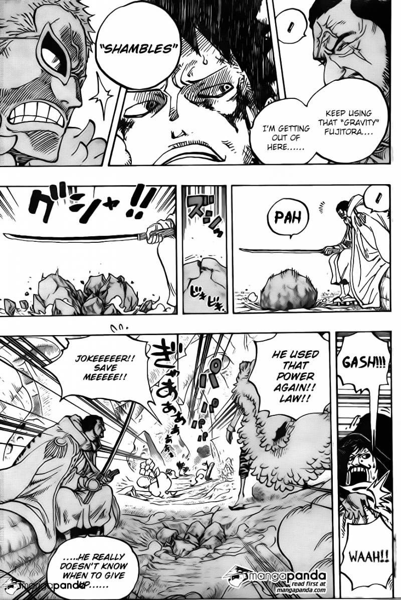 One Piece - Chapter 723 : A Change Of Plans.