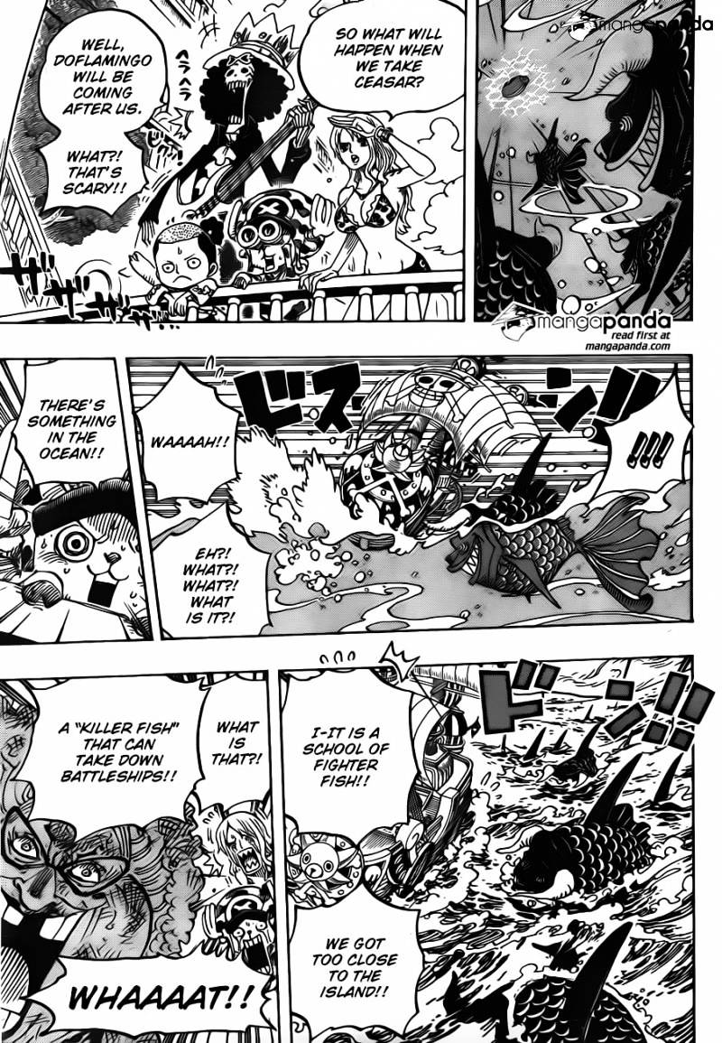 One Piece - Chapter 723 : A Change Of Plans.