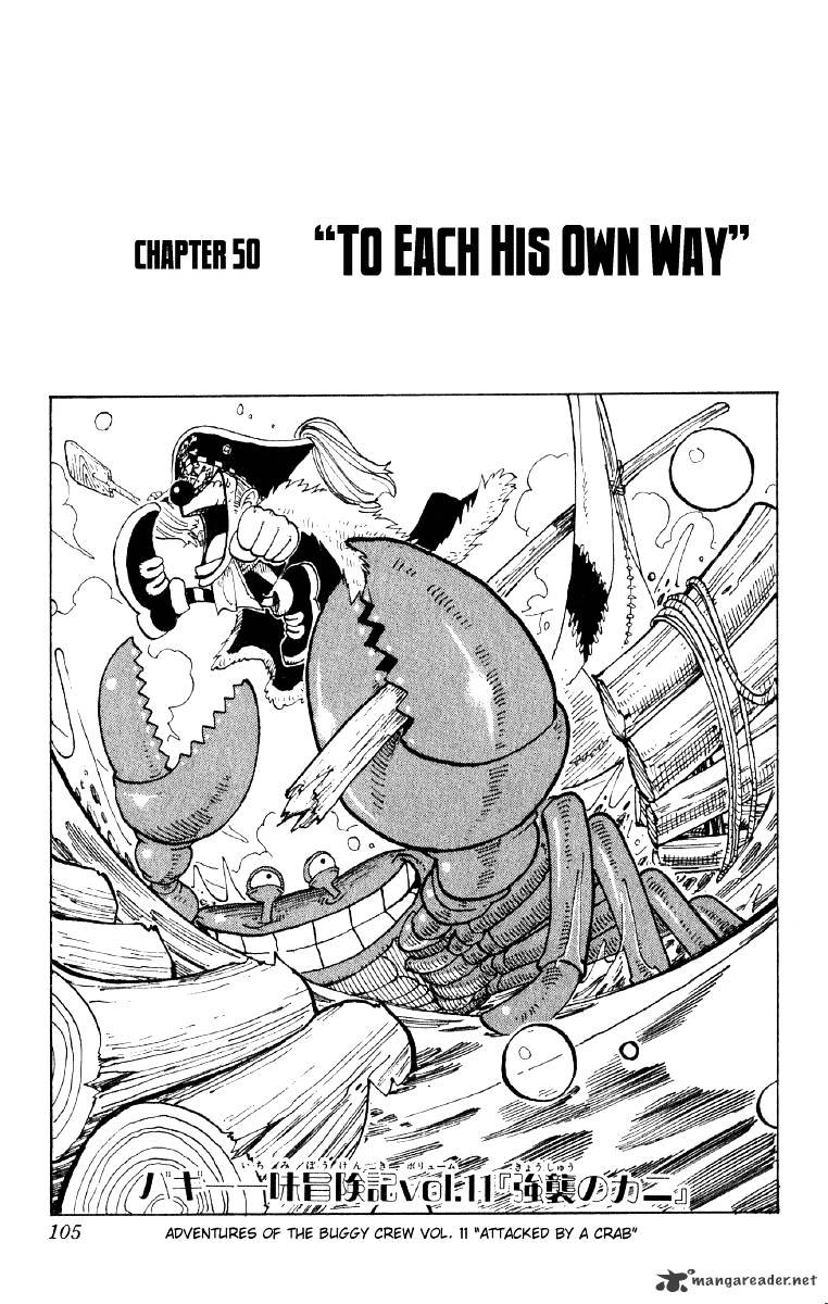 One Piece - Chapter 50 : My Own Destiny