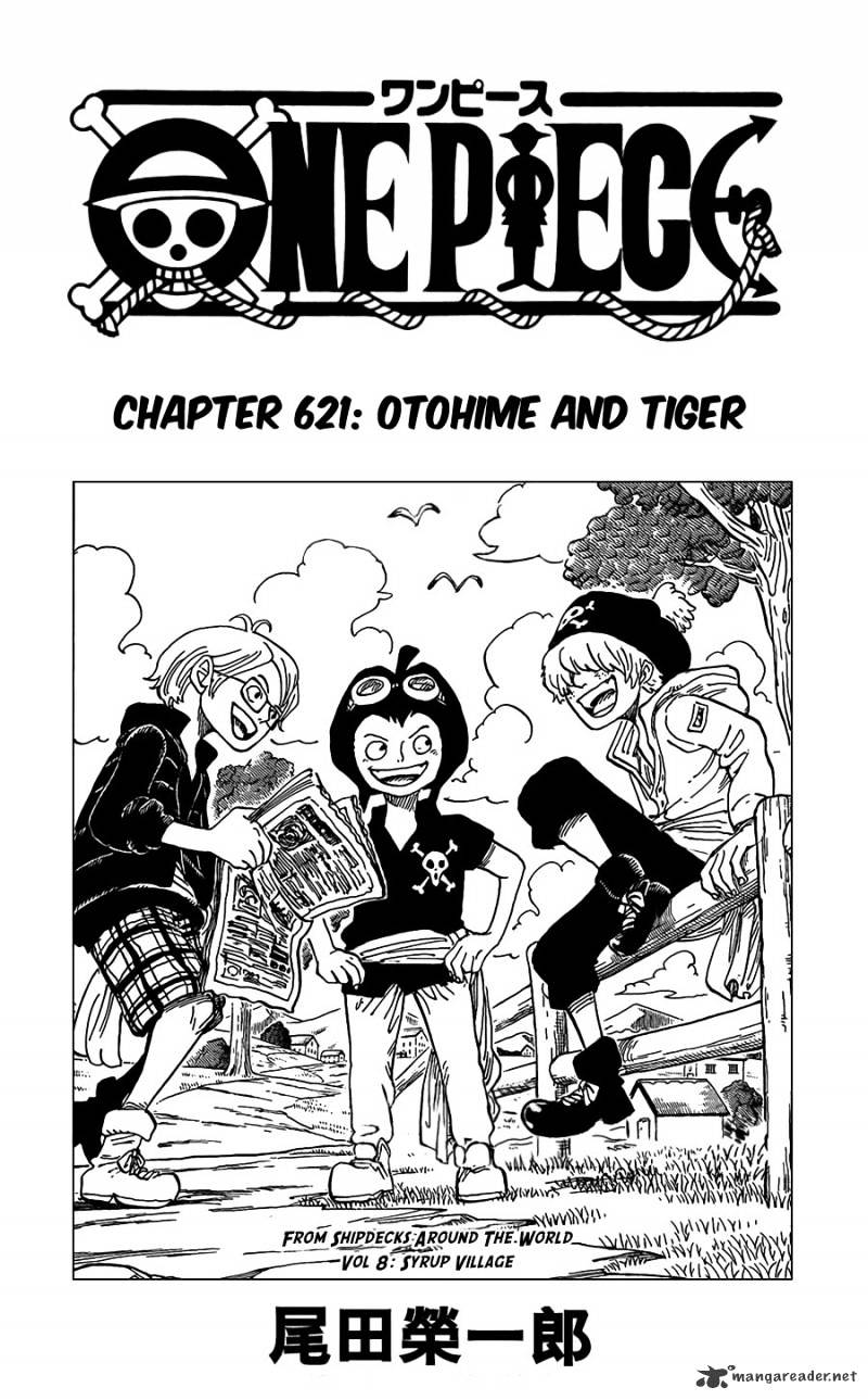 One Piece - Chapter 621 : Otohime And Tiger