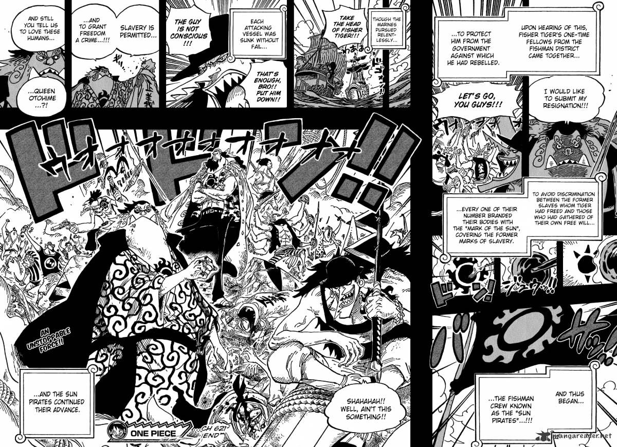 One Piece - Chapter 621 : Otohime And Tiger