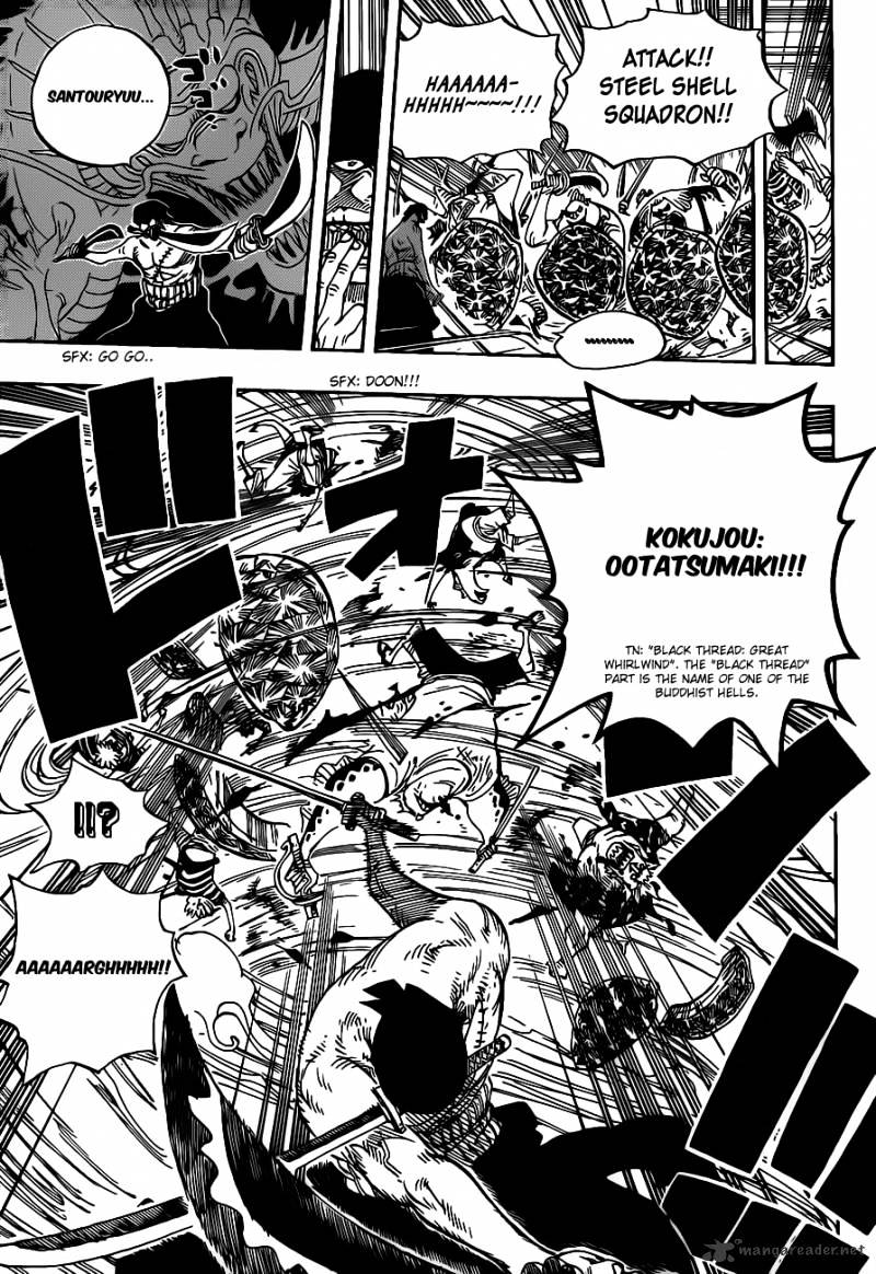 One Piece - Chapter 635 : So Grotesque I Could Fly